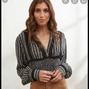 Patrons of Peace Long Sleeve Floral Crop